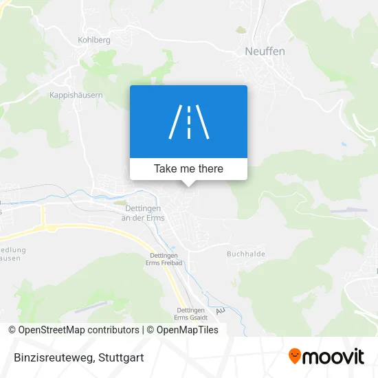 Карта Binzisreuteweg