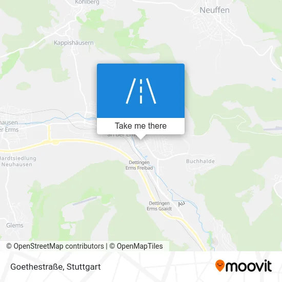Карта Goethestraße