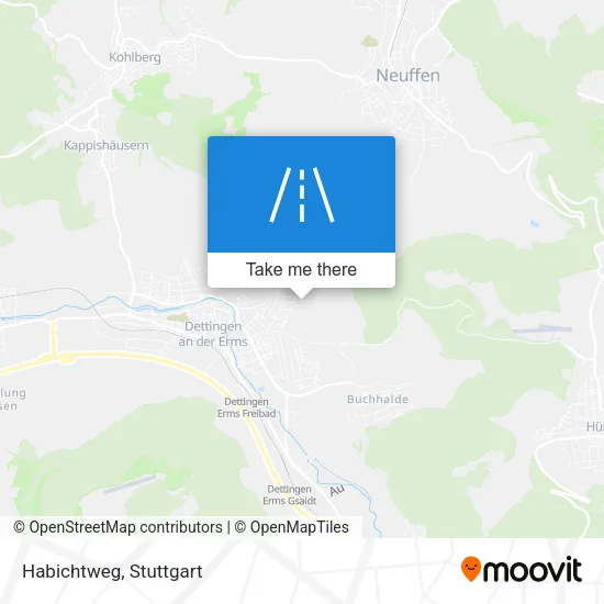 Habichtweg map