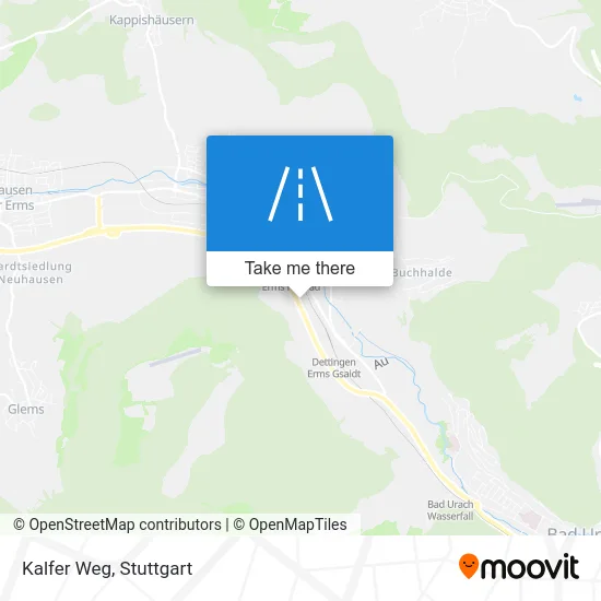 Карта Kalfer Weg