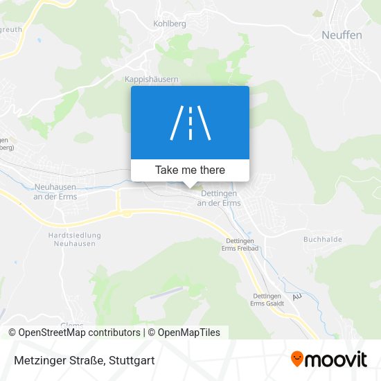 Metzinger Straße map