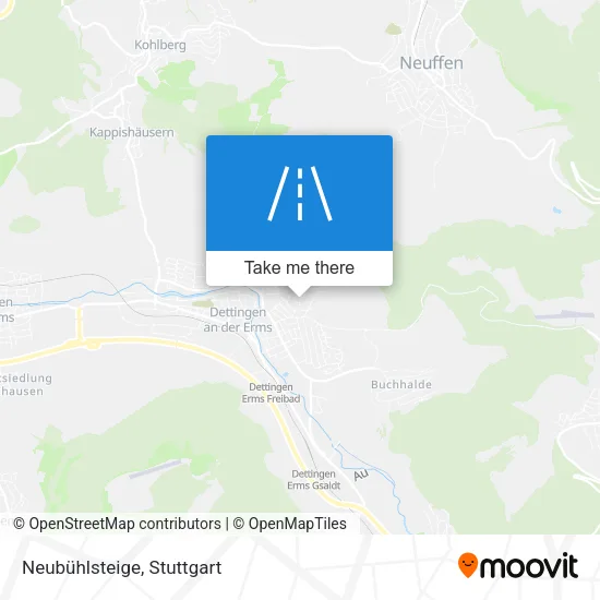 Карта Neubühlsteige