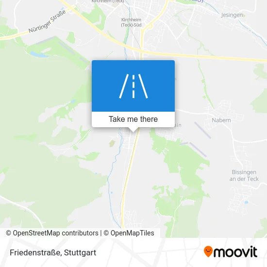 Карта Friedenstraße
