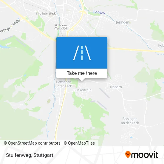 Карта Stuifenweg
