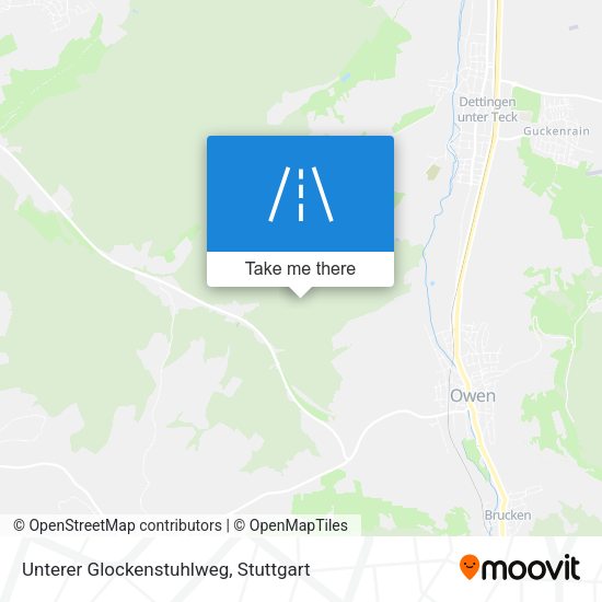 Unterer Glockenstuhlweg map