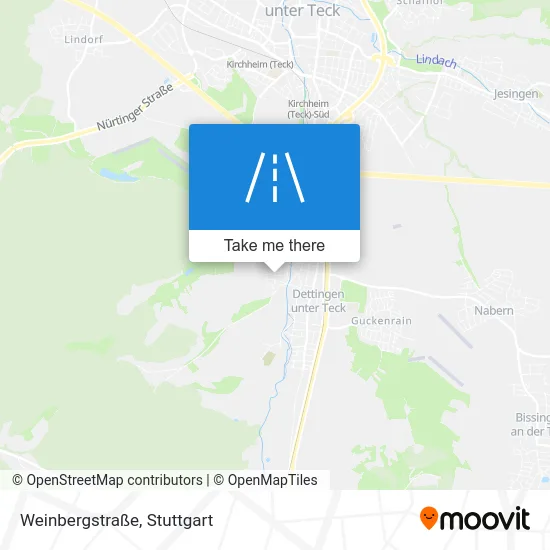 Карта Weinbergstraße