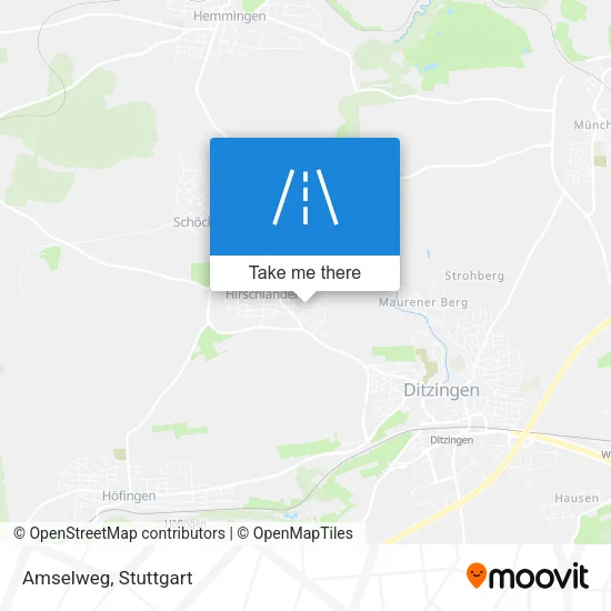 Карта Amselweg