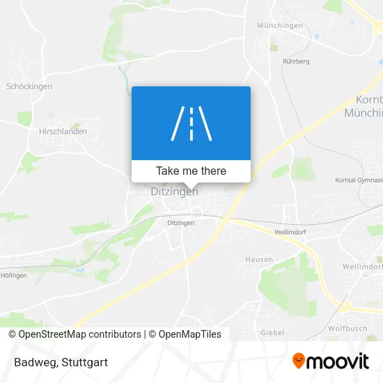 Карта Badweg