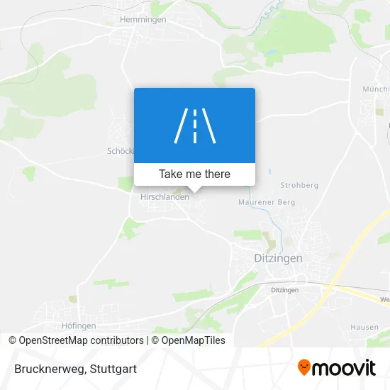 Карта Brucknerweg