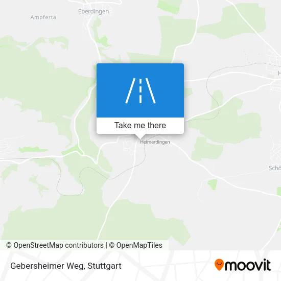 Карта Gebersheimer Weg