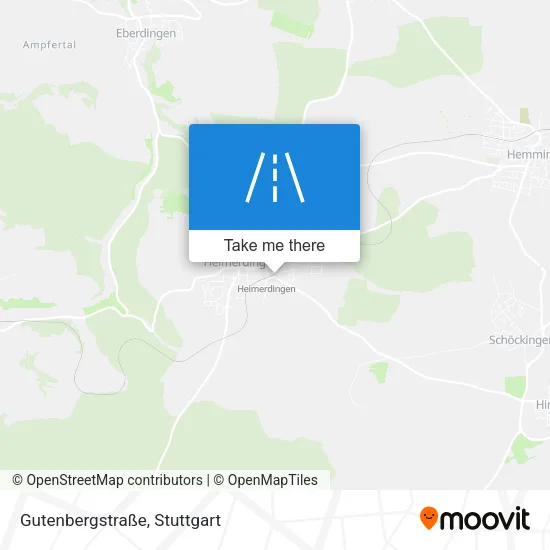 Карта Gutenbergstraße