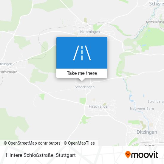 Hintere Schloßstraße map