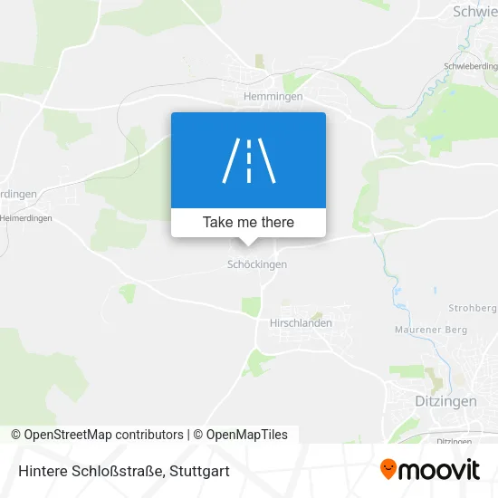 Карта Hintere Schloßstraße