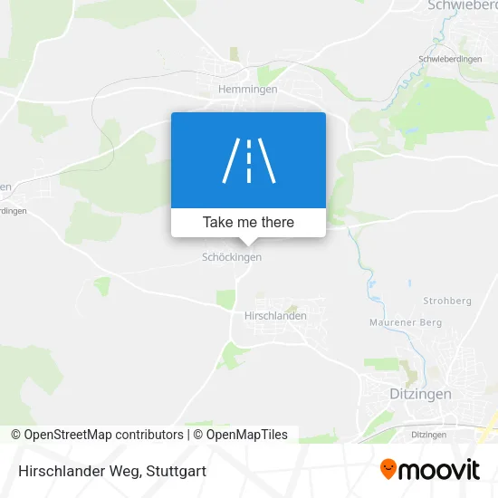 Карта Hirschlander Weg
