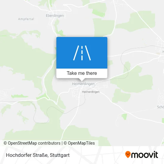 Карта Hochdorfer Straße