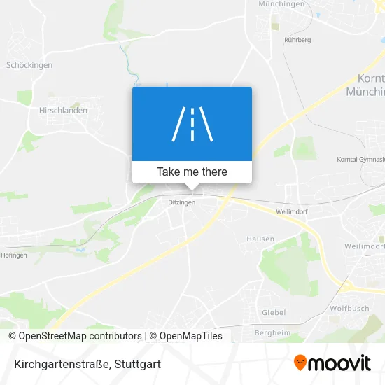 Карта Kirchgartenstraße