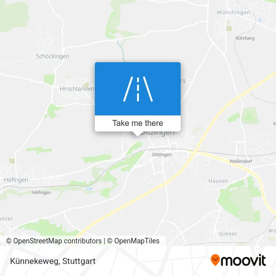 Карта Künnekeweg