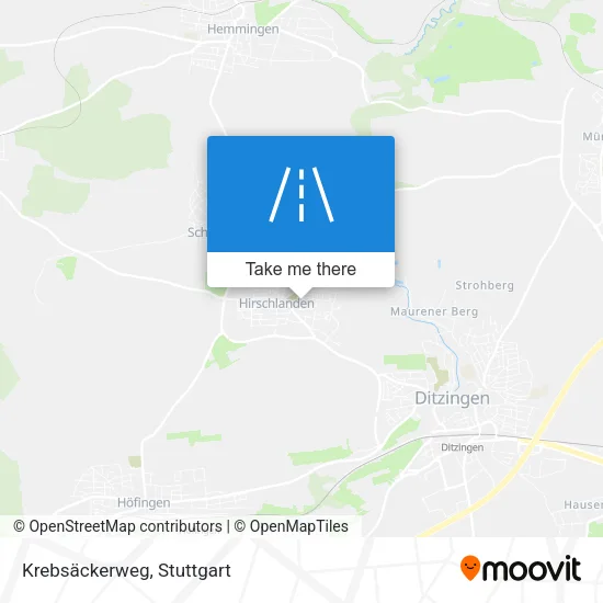 Карта Krebsäckerweg