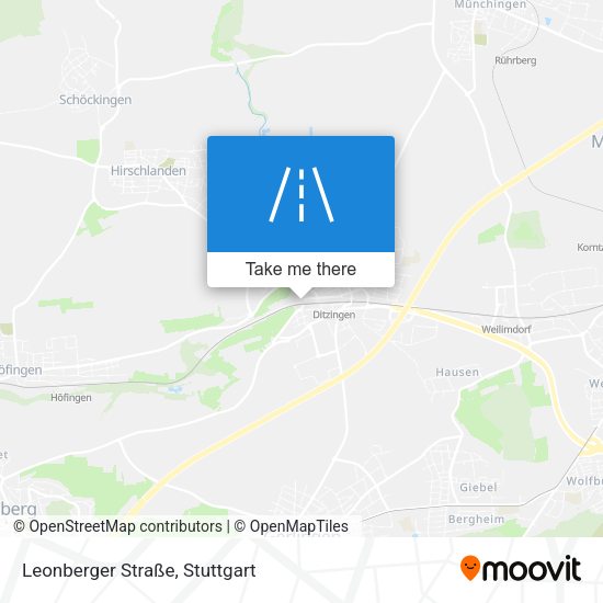 Leonberger Straße map