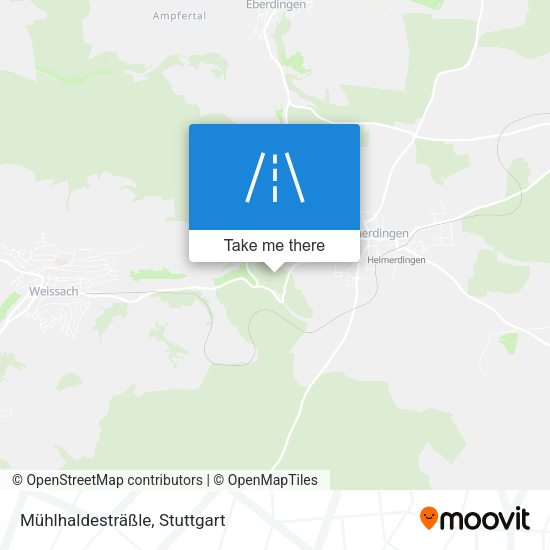 Mühlhaldesträßle map