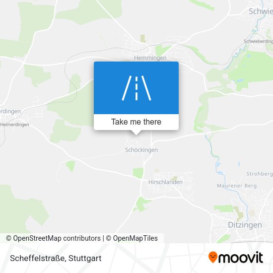Scheffelstraße map