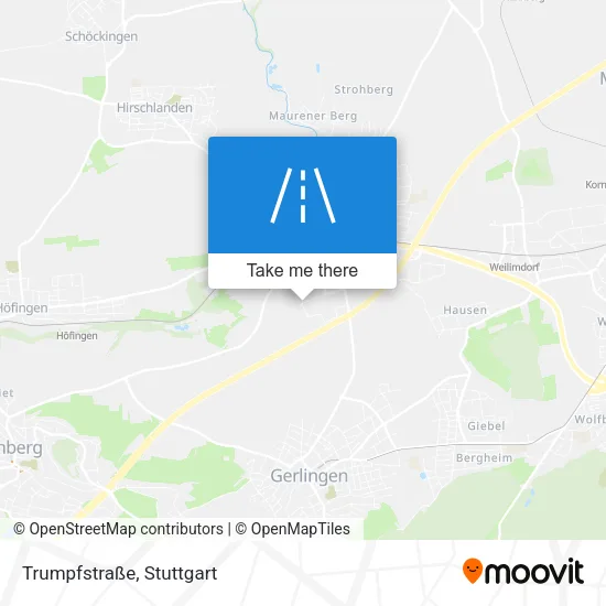 Карта Trumpfstraße