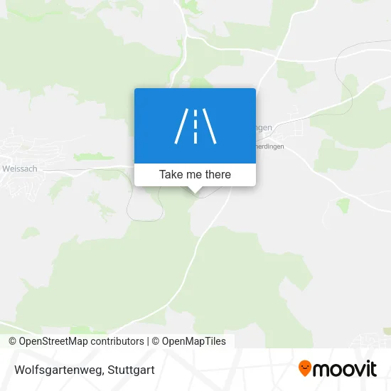 Карта Wolfsgartenweg