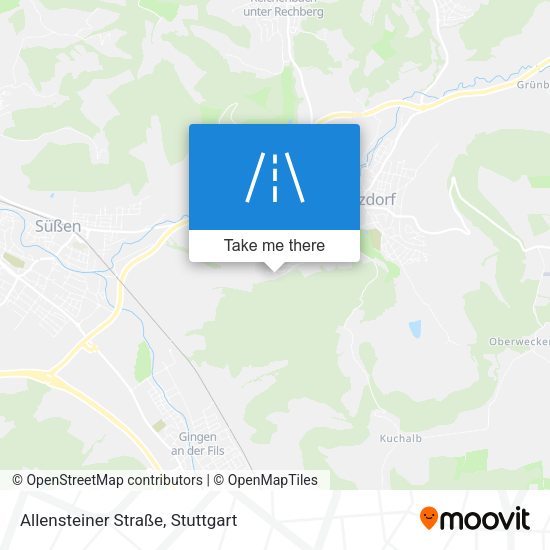 Allensteiner Straße map