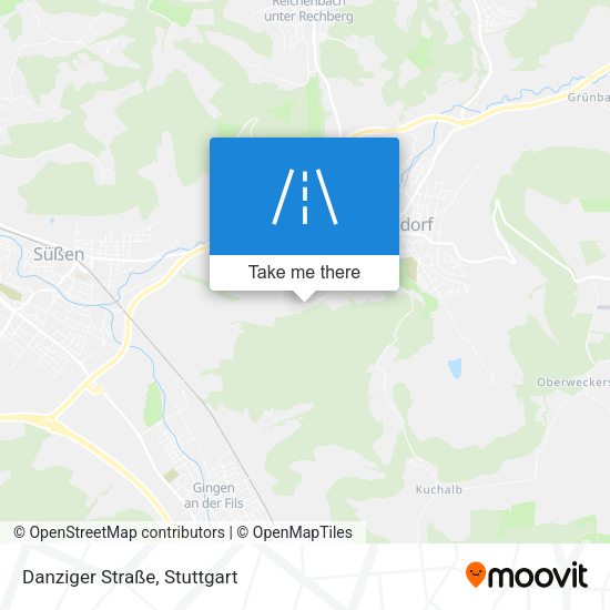 Danziger Straße map
