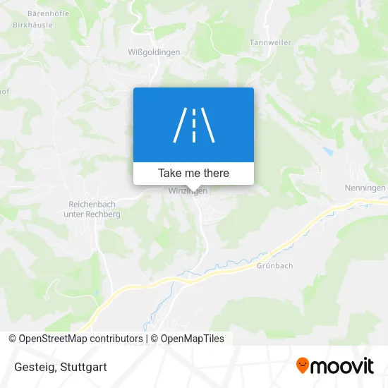 Карта Gesteig