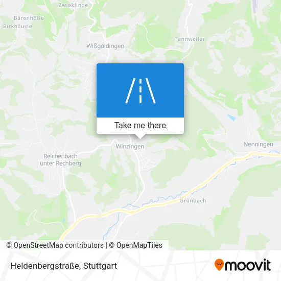 Карта Heldenbergstraße