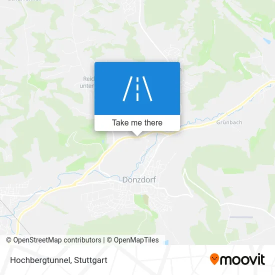 Карта Hochbergtunnel