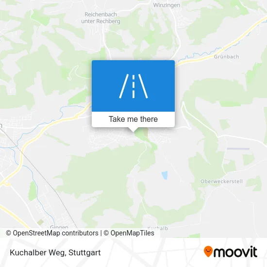 Карта Kuchalber Weg