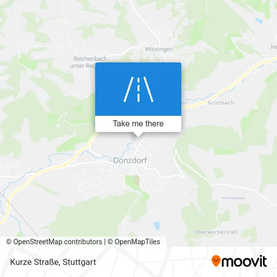 Карта Kurze Straße
