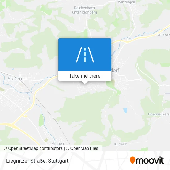 Карта Liegnitzer Straße