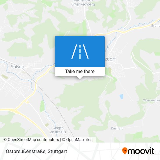 Карта Ostpreußenstraße