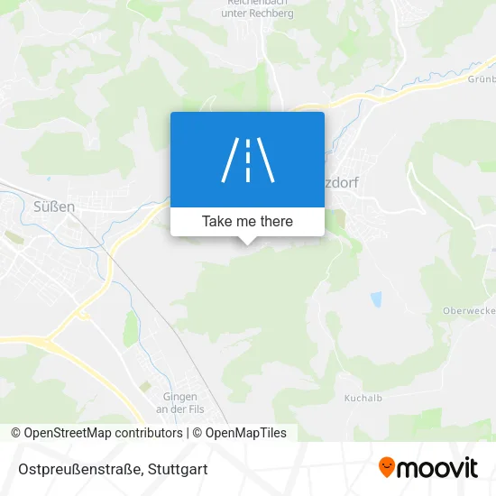 Карта Ostpreußenstraße