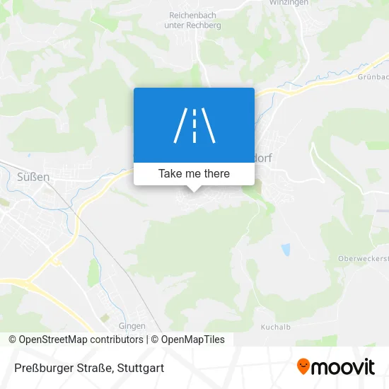 Карта Preßburger Straße