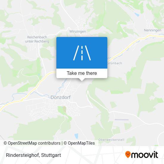 Карта Rindersteighof