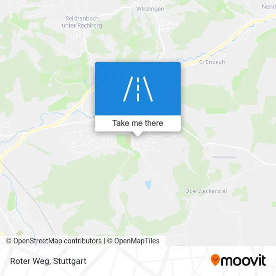 Карта Roter Weg