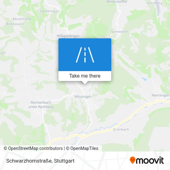 Schwarzhornstraße map
