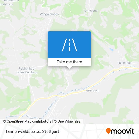 Tannenwaldstraße map
