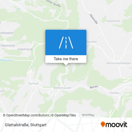 Glattalstraße map