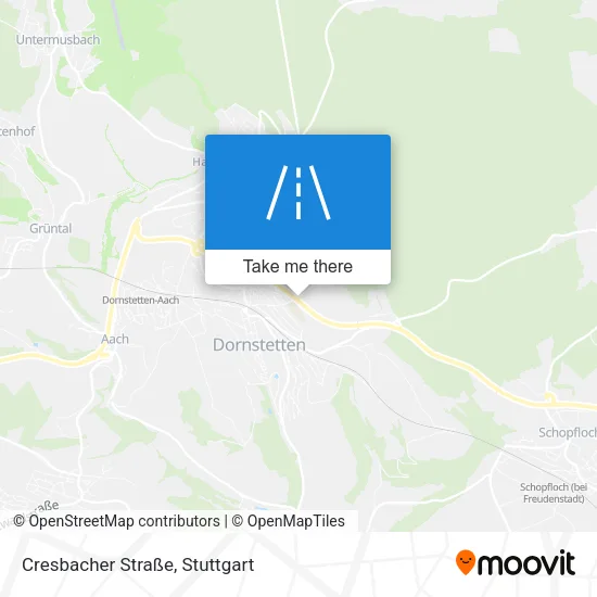 Карта Cresbacher Straße