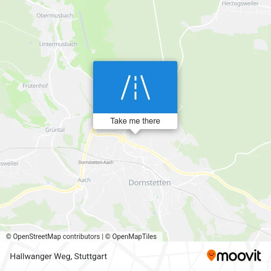 Карта Hallwanger Weg