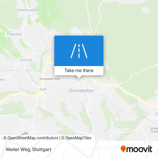 Карта Weiler Weg