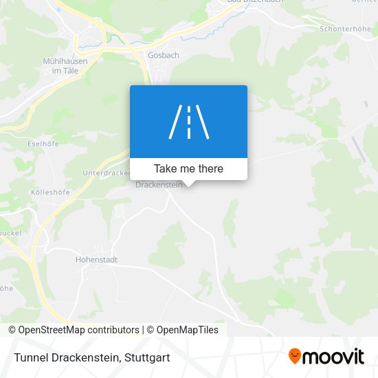 Tunnel Drackenstein map