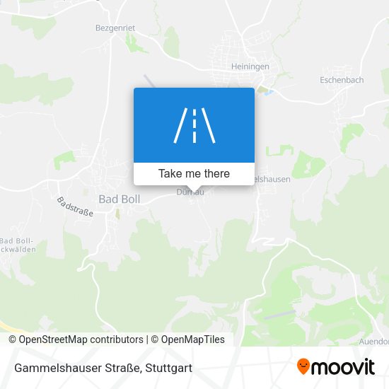 Gammelshauser Straße map