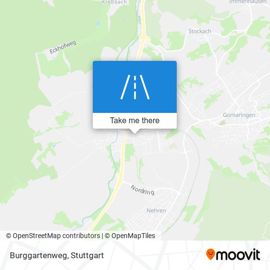 Burggartenweg map