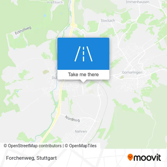Карта Forchenweg